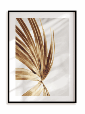 Plakat Złociste w ramie aluminiowej