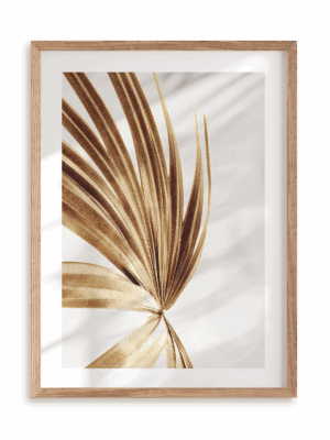 Plakat Złociste w ramie drewnianej