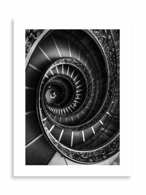 Plakat Zabytkowe schody bez ramy