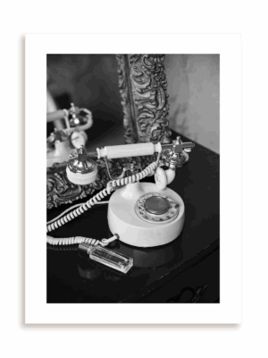 Plakat Retro telefon bez ramy
