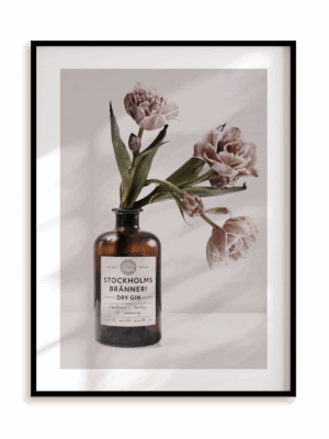 Plakat W wazonie w ramie aluminiowej