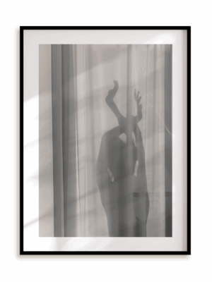 Plakat Taniec cieni w ramie aluminiowej
