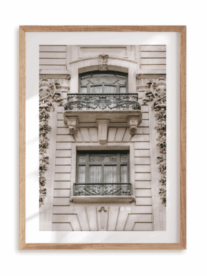 Plakat Piękna fasada w ramie drewnianej