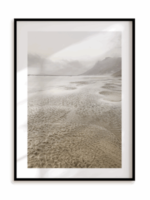 Plakat Pusta plaża w ramie aluminiowej