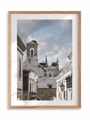 Plakat Gdzieś w Hiszpanii w ramie drewnianej
