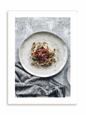 Plakat Pasta love bez ramy