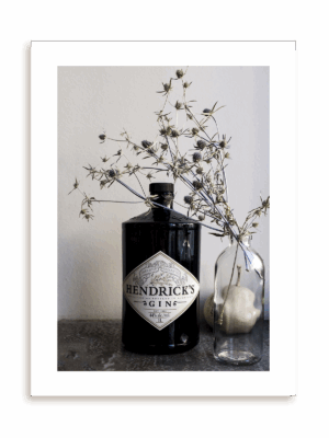 Plakat Kompozycja z Ginem bez ramy