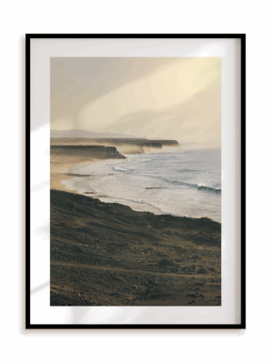 Plakat Wieczorny przypływ w ramie aluminiowej