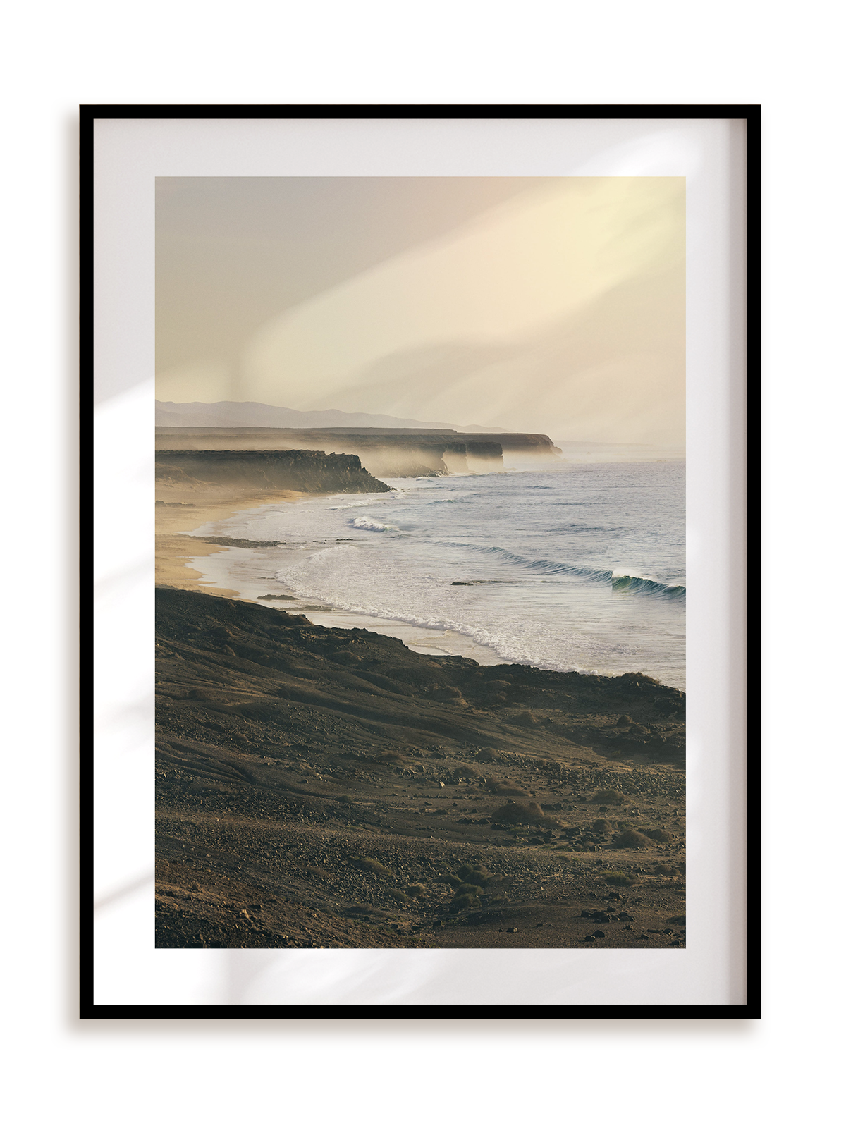 Plakat Wieczorny przypływ w ramie aluminiowej