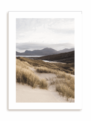 Plakat Krajobraz w barwach ziemi bez ramy