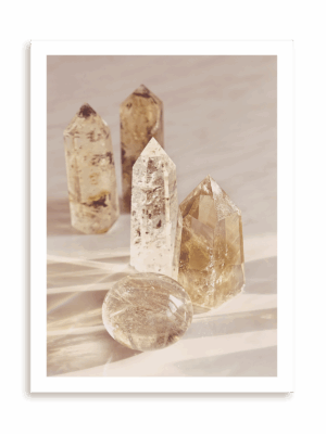 Plakat Kryształy bez ramy