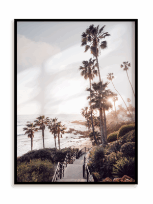 Plakat At the coast w ramie aluminiowej