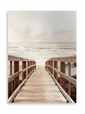 Plakat Idziemy na plażę bez ramy