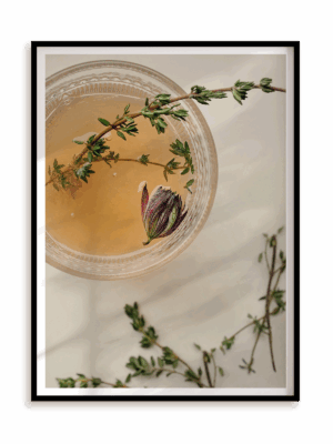 Plakat Soft drink w ramie aluminiowej