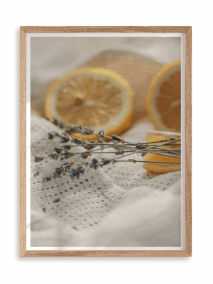 Plakat Soft summer w ramie drewnianej