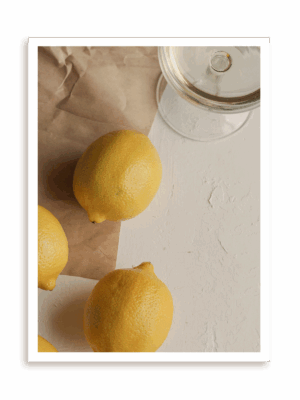 Plakat Soft lemons bez ramy