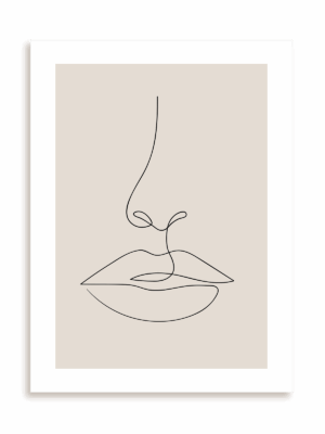 Plakat Wyraz twarzy bez ramy