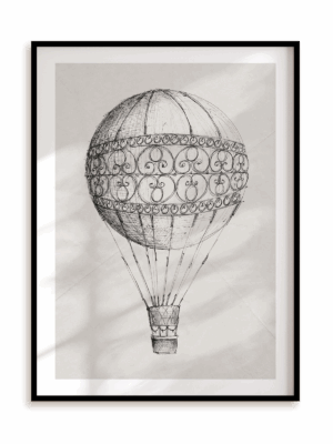 Plakat Ulotny Balon w ramie aluminiowej