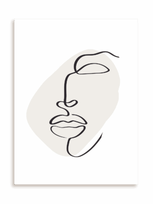 Plakat Linearny cień bez ramy