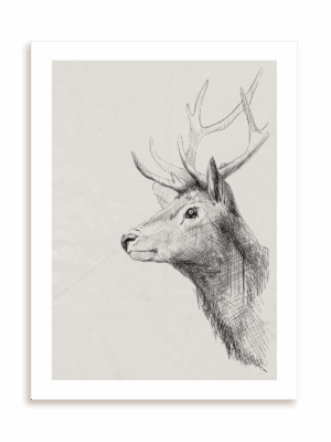 Plakat Dumny jeleń bez ramy