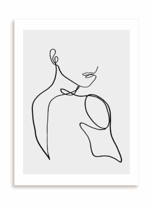 Plakat Zaplątany portret bez ramy