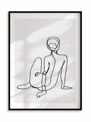 Plakat Kształt piękna w ramie aluminiowej