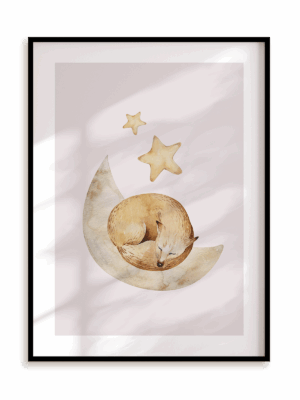 Plakat Lisie sny w ramie aluminiowej