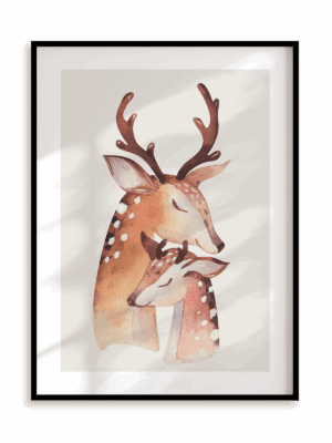 Plakat Miłość mamy w ramie aluminiowej