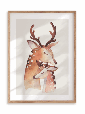 Plakat Miłość mamy w ramie drewnianej