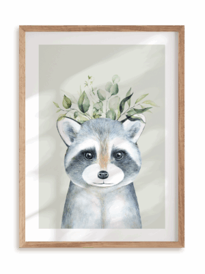 Plakat Głowa pełna pomysłów w ramie drewnianej