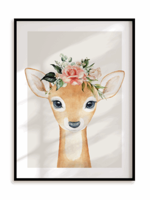 Plakat Panienka Sarenka w ramie aluminiowej