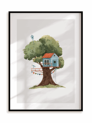 Plakat Moja kryjówka w ramie aluminiowej