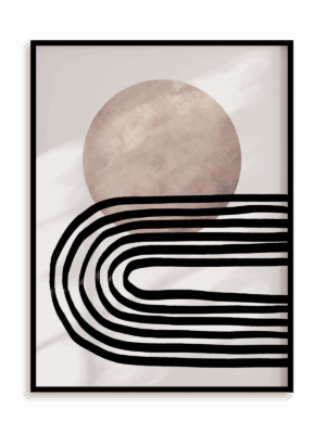 Plakat Wyrazisty styl II w ramie aluminiowej