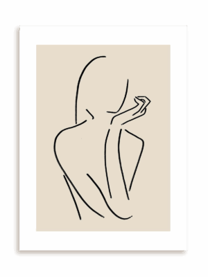 Plakat Zamyślona bez ramy