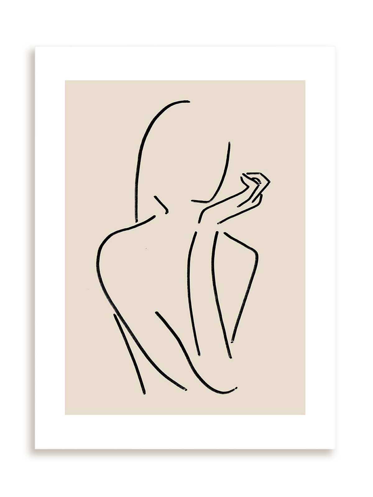 Plakat Zamyślona bez ramy