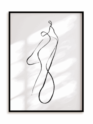 Plakat Poza I w ramie aluminiowej