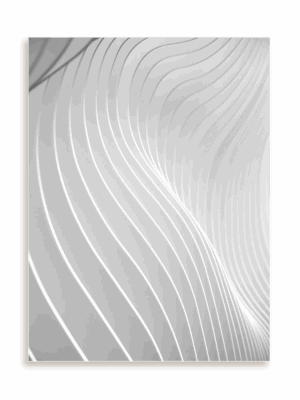 Plakat Falowanie w bieli bez ramy