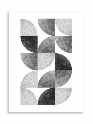 Plakat Geometryczne puzzle bez ramy