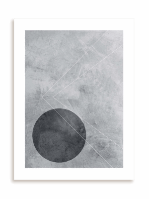 Plakat Kompozycja z kołem bez ramy