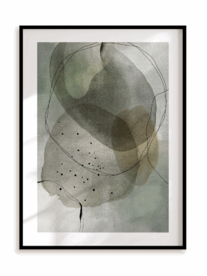 Plakat Zielony jestem w ramie aluminiowej