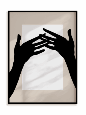 Plakat Zdolne do wszystkiego w ramie aluminiowej