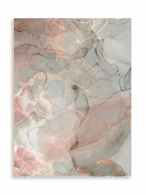 Plakat Abstrakcja z różowym złotem bez ramy