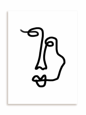 Plakat Twarz Nr 1 bez ramy