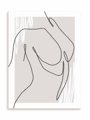 Plakat Szkicowy Akt bez ramy