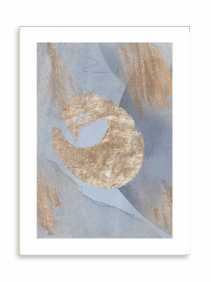 Plakat Błękitny blask I bez ramy