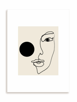 Plakat Twarz Nr 3 bez ramy