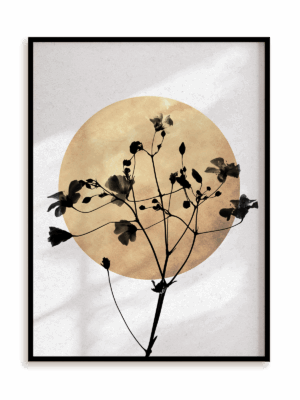 Plakat Dark plant w ramie aluminiowej