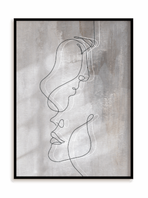 Plakat Nic się samo nie wydarzy w ramie aluminiowej