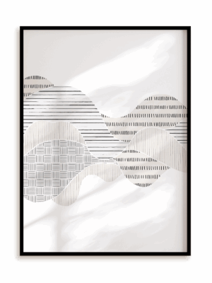 Plakat Falując I w ramie aluminiowej