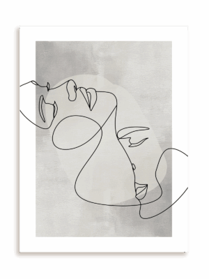 Plakat Romantyczny pocałunek bez ramy